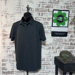 Travis Mathew navy Polo Shirt Classic Style medium